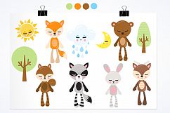 Woodland plushies graphics and illustrations Product Image 2