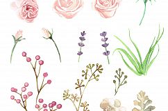 Watercolor Succulents and Greenery Product Image 2