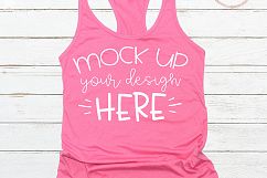 Mock up Next Level 1533 Hot Pink Mockup Product Image 1