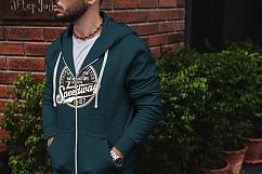 Man Hoodie Fashion Mock-Up Product Image 6