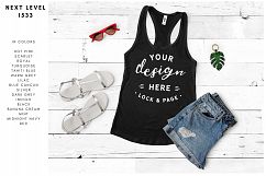 Next Level 1533 Tank Top Mockup Mega Bundle Multi Colors Product Image 3