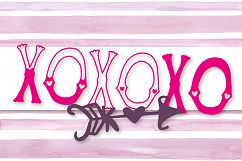 Adored - A Hand Lettered Font Trio & Clipart Pack Product Image 2