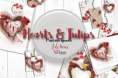 Hand Painted Hearts &amp; Tulips Bundle Product Image 1