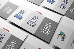 Smart Flat Presentation Icon Set Product Image 2