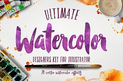Watercolor KIT for Illustrator Product Image 1