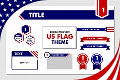 Design Template - US Flag Theme Product Image 1