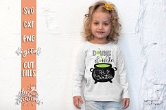 Double Double Toil &amp; Trouble- SVG - DXF - PNG Digital Cut Product Image 3