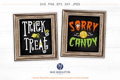 Trick or Treat, Sorry Out of Candy, No Candy - SVG Cut files Product Image 2