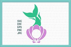 Mermaid elements words bundle craft cutting files Product Image 2