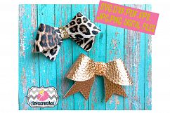 3D Hair bow Template Bundle. Svg. Dxf. Pdf. Eps. Jpg. Png Product Image 4