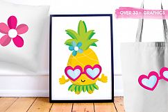 Pineapple party graphics and illustrations Product Image 5