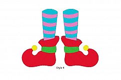 Christmas Feet Embroidery Designs Holiday Bundle Set of 4 Product Image 5