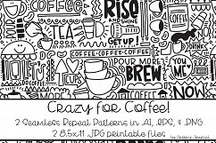 Crazy for Coffee Seamless Repeat Pattern Product Image 1
