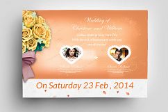 Wedding Invitation Horizontal Flyer Product Image 3