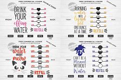 Water Bottle Trackers Designs Bundle  Product Image 2