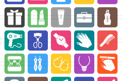 166 Shopping Filled Round Corner Icons Product Image 2
