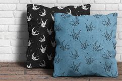 Traditional Swallows seamless Vector Pattern Product Image 1