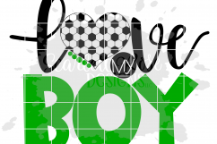 Love My Boy - Soccer SVG Product Image 3