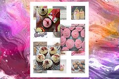 Cupcakes, Muffins, Sweet Cookies, Printable, 2x2 Inch Product Image 2