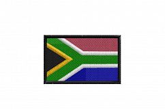 South African Flag Machine Embroidery Design Product Image 5