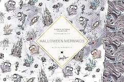 Halloween Mermaid Patterns Product Image 5