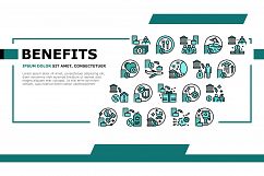 Benefits For Business Landing Header Vector Product Image 1