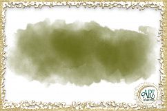 Olive  Moss Green Sap Brush Strokes Clipart Autumn Golden Glitter  24 PNG - transparent background images Product Image 5