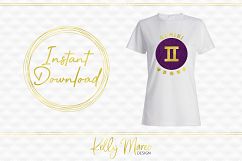 Gemini Zodiac SVG File Product Image 2