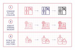 Line Icons - Mothers Day Product Image 6