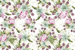 14 Hand drawn watercolor patterns Product Image 14
