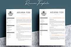 Creative Chic Resume Template Design Product Image 4