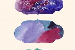 Hand drawn Watercolor and ornament Set Product Image 7
