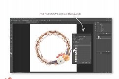 Autumn wreath creator Watercolor clipart Fall leaves Product Image 6