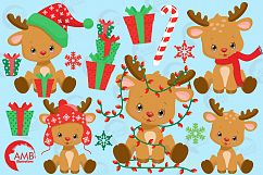 Santa&#039;s Baby Reindeer clipart, graphics, illustrations AMB-2288 Product Image 5