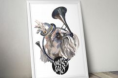 Hunter dogs Watercolor Set Product Image 9