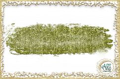 Olive  Moss Green Sap Brush Strokes Clipart Autumn Golden Glitter  24 PNG - transparent background images Product Image 8