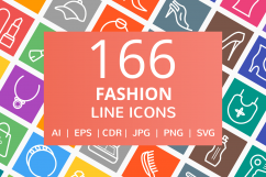 166 Fashion Line Multicolor B/G Icons Product Image 1