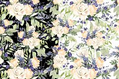 Hand Drawn Watercolor 15 Patterns Product Image 10