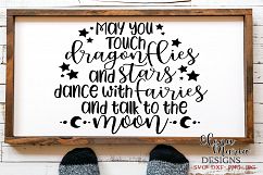 Dragonflies, Stars, Fairies and The Moon SVG, Baby Shower Product Image 1