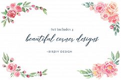 Loose Watercolor Roses &amp; Peonies Product Image 3