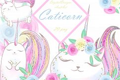 Caticorn clipart Product Image 1