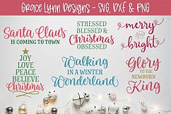 Christmas Cut File Bundle - SVG, DXF &amp; PNG Product Image 1