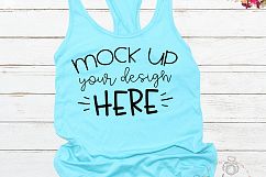 Mock up Next Level 1533 Tahiti Blue Mockup Product Image 1