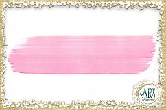 Brush Strokes in American Pink Glitter - Digital Clipart 24 of beautiful PNG files Product Image 23