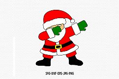 Santa svg, Dabbing santa svg, christmas svg Product Image 1