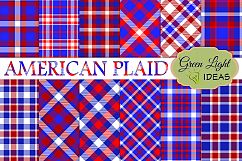 American Plaid Digital Papers Product Image 1