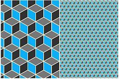 10 Isometric 3D Cubes Backgrounds Product Image 4