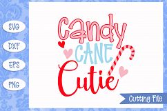 Candy Cane Cutie Christmas SVG File Product Image 1