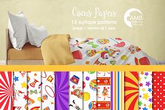 Circus patterns, Circus papers AMB-1159 Product Image 1