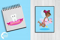 Fairy girls, Toothfairy girls clipart, graphics and illustrations AMB-1134 Product Image 5